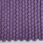 Soft microfiber bath mat in lavender