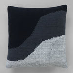 Modern abstract black grey cushion cover
