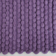 Soft microfiber bath mat in lavender