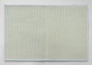 Cushioned speckled microfiber bath mat