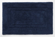 Soft microfiber blue bathroom mat