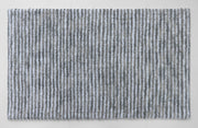 Soft striped microfiber bathroom mat