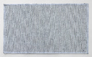 Modern navy ice blue floor mat