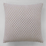 Checkered woven cushion for modern sofa