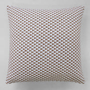 Checkered woven cushion for modern sofa