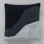 Modern abstract black grey cushion cover
