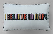 Quote cushion with piped edge finish