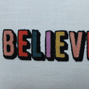 Cozy slogan cushion for sofa décor