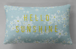 Decorative Hello Sunshine throw pillow