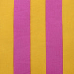 Mustard pink striped cushion for sofa
