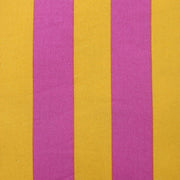 Mustard pink striped cushion for sofa