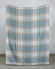 Checked Woven Throw Blanket